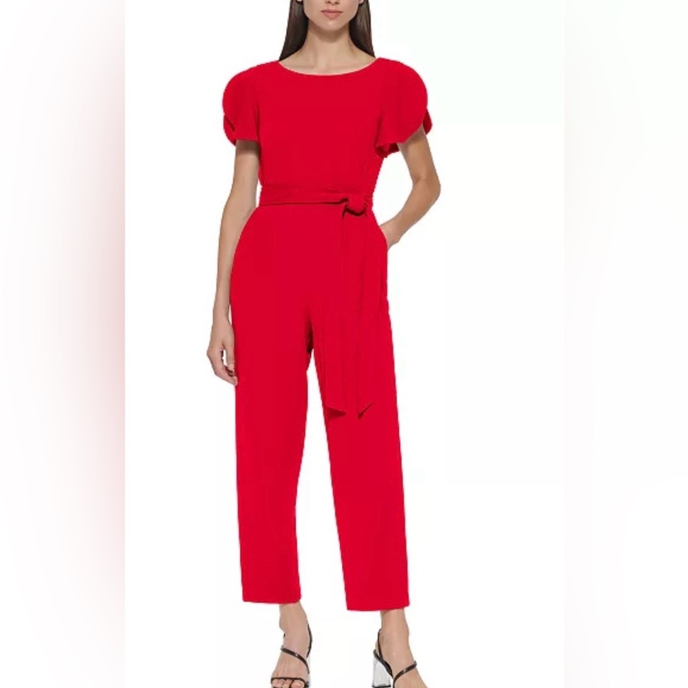 Calvin Klein Vibrant Red Jumpsuit